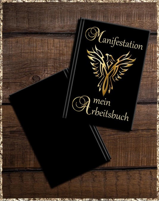 Arbeitsbuch Manifestation - goldener Phönix